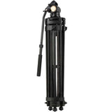 TRIPODE PARA VIDEO QZSD Q880A MAX 10KG - 193CM