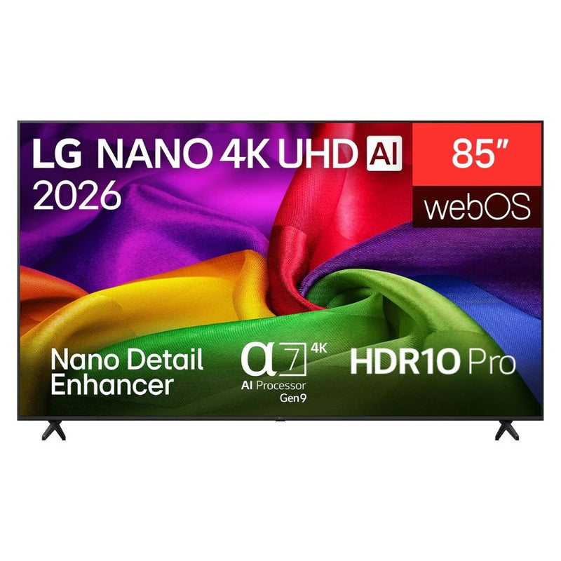 TV SMART 85" LG 85NU800B NANO 4K UHD AI WEBOS/BT/BLACK 1GTA.PY