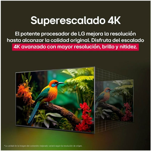 TV SMART 65" LG 65QNED73ASA QNED AI 4K/HDR10-HLG BLACK