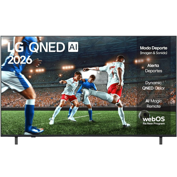 TV SMART 55" LG 55QNED73ASA QNED AI 4K BLACK