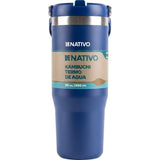 TERMO NATIVO KAMBUCHI P/ AGUA - 880ML - AZUL