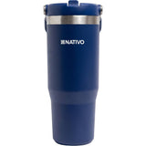 TERMO NATIVO KAMBUCHI P/ AGUA - 880ML - AZUL