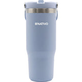 TERMO NATIVO KAMBUCHI P/ AGUA - 880ML - CELESTE