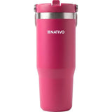 TERMO NATIVO KAMBUCHI P/ AGUA - 880ML - FUCSIA