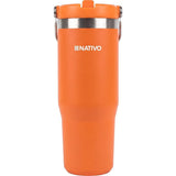 TERMO NATIVO KAMBUCHI P/ AGUA - 880ML - NARANJA