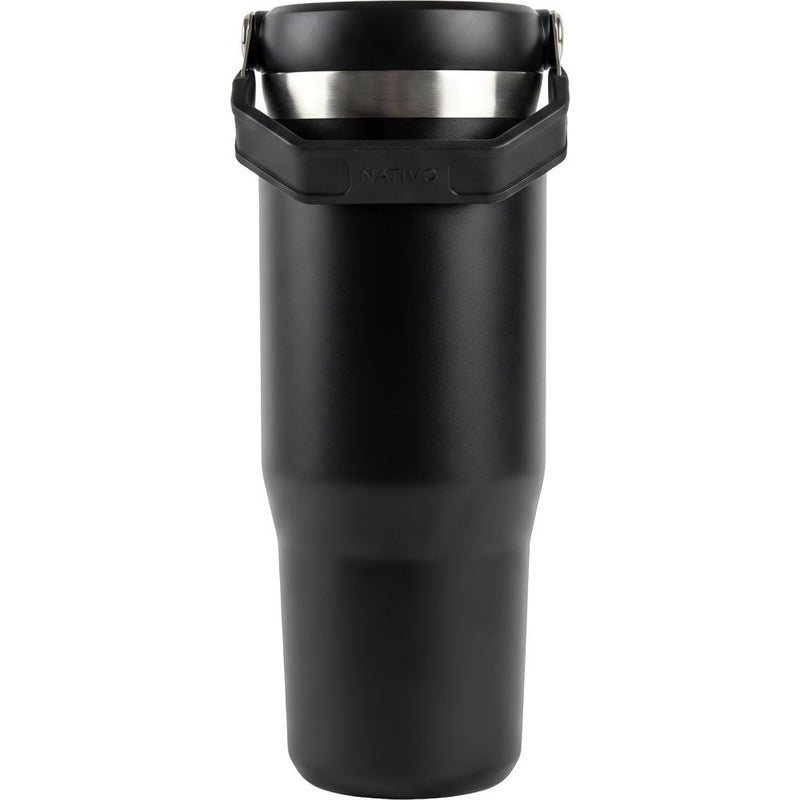 TERMO NATIVO KAMBUCHI P/ AGUA - 880ML - NEGRO
