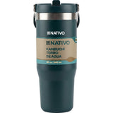 TERMO NATIVO KAMBUCHI P/ AGUA - 880ML - VERDE