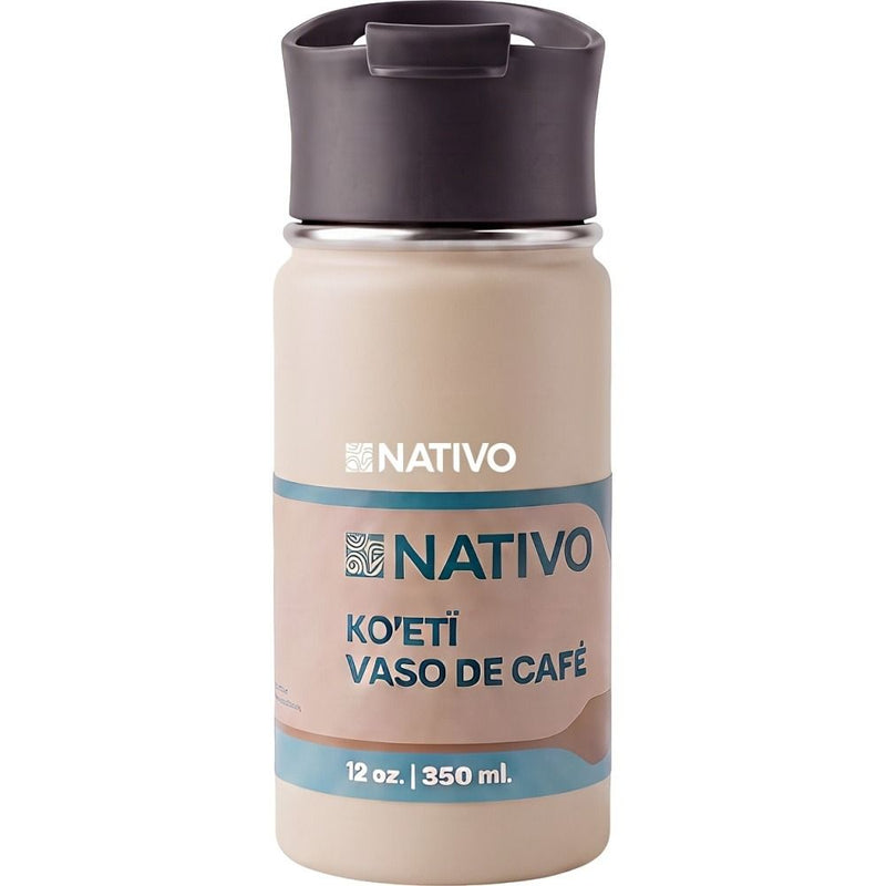 VASO NATIVO KOETI P/ CAFÉ - 350ML - BEIGE