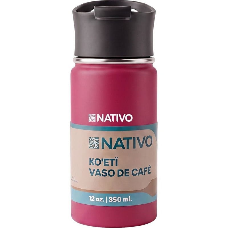 VASO NATIVO KOETI P/ CAFÉ - 350ML - FUCSIA