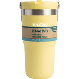 TERMO NATIVO MITAREKO P/ AGUA - 590ML - AMARILLO